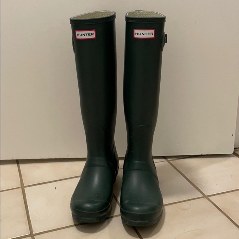 Hunter Boots Matte Green
